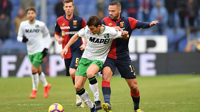 Sassuolo vs Genoa trận quyết đấu điên cuồng