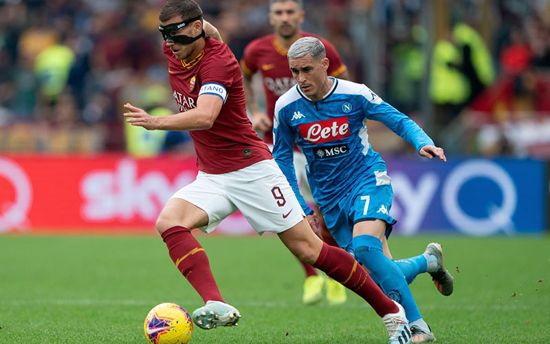 Napoli vs AS Roma trận cầu cực kỳ sôi nổi