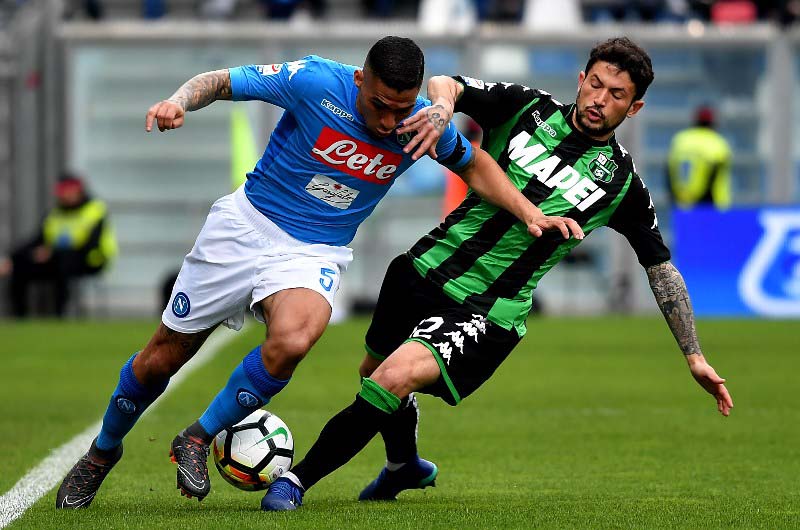 Napoli vs Sassuolo quyết tâm chiến thắng